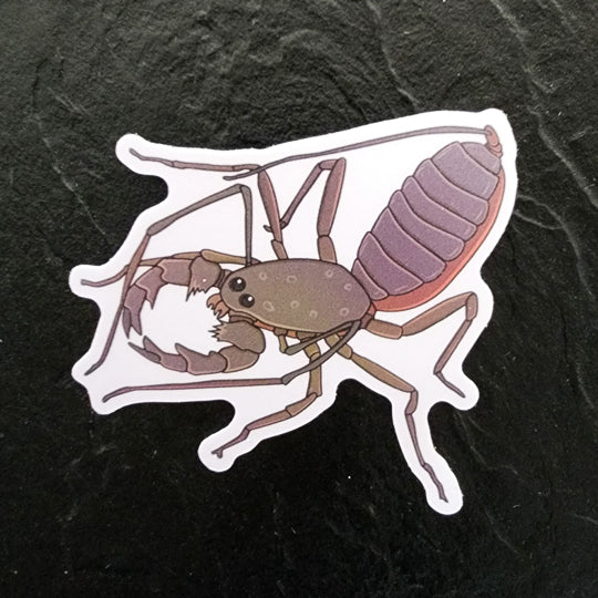 Vinegaroon Die Cut Sticker (3"x3") image 0