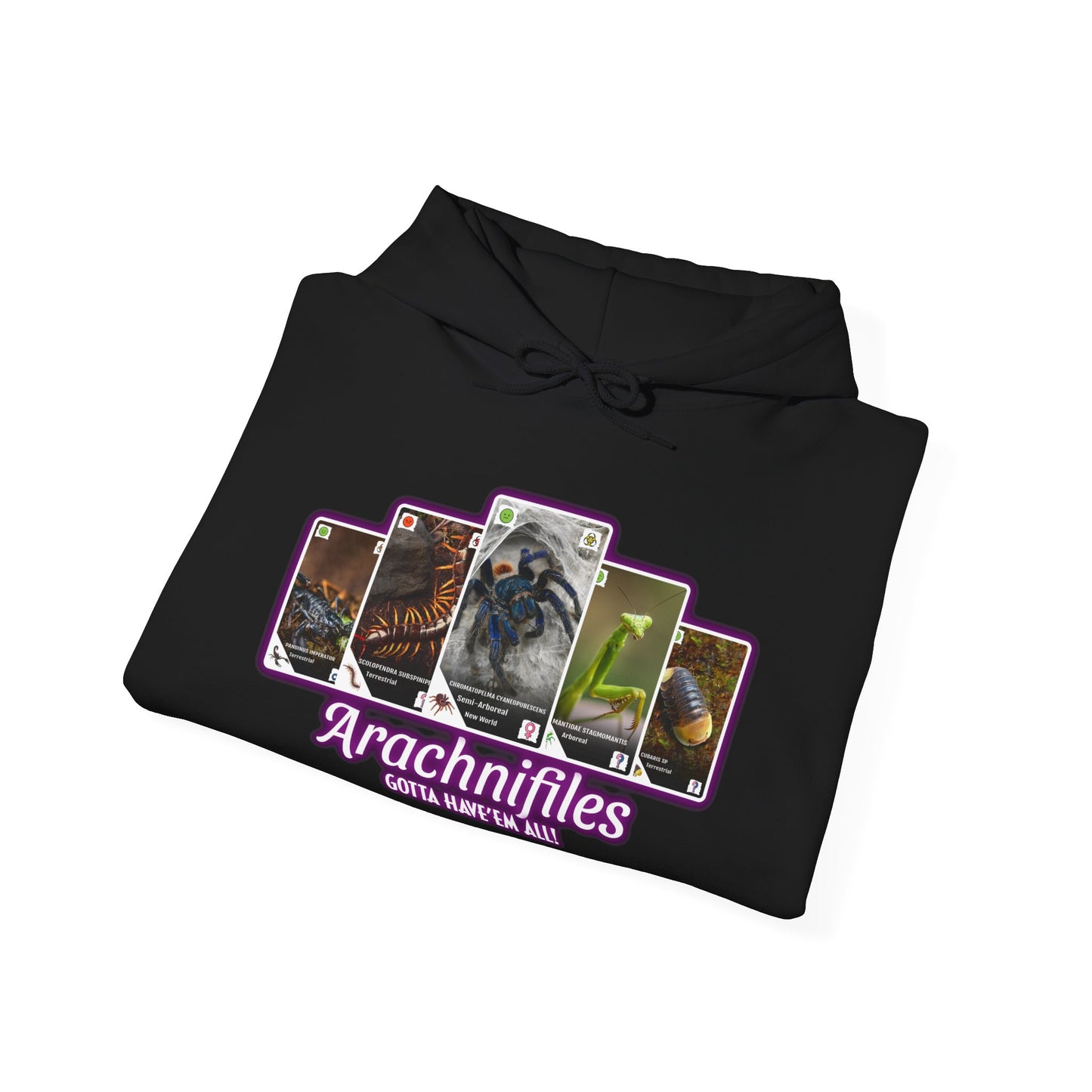 Unisex Arachnifiles Logo Hooded Sweatshirt