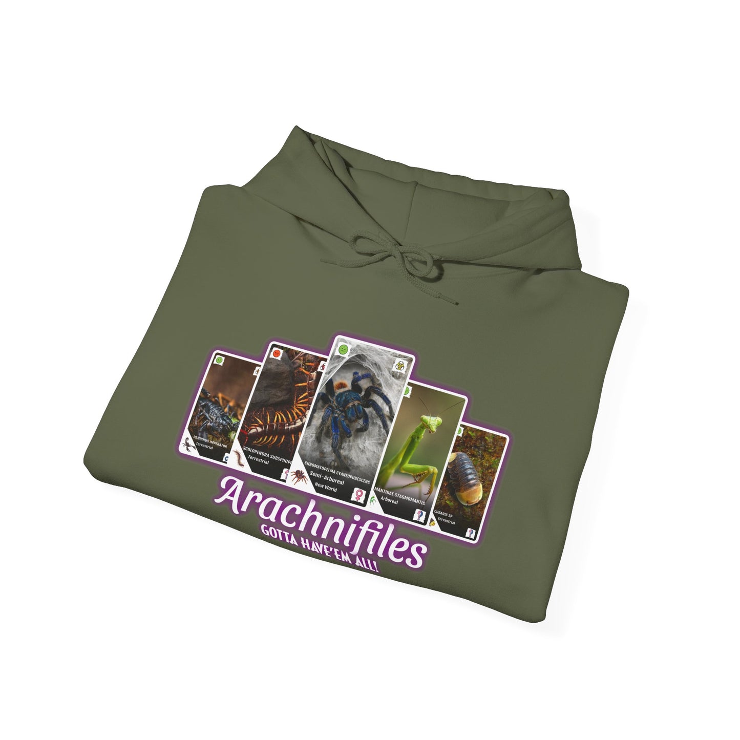 Unisex Arachnifiles Logo Hooded Sweatshirt