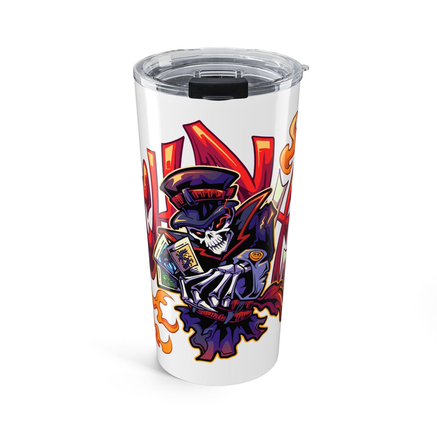 Graffiti Skeleton Tumbler 20oz