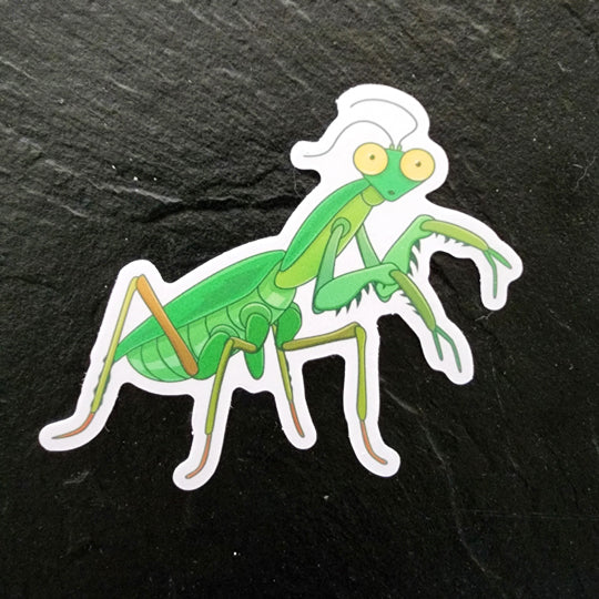 Mantis Die Cut Sticker (3"x3") image 0