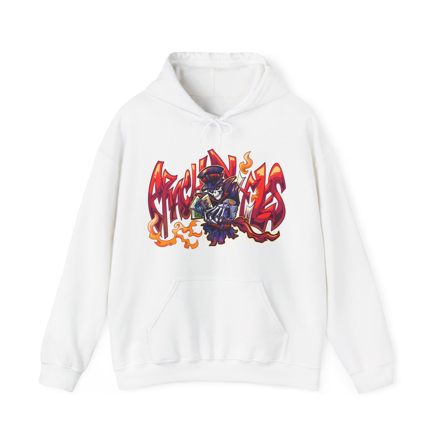 Graffiti Skeleton Hooded Sweatshirt
