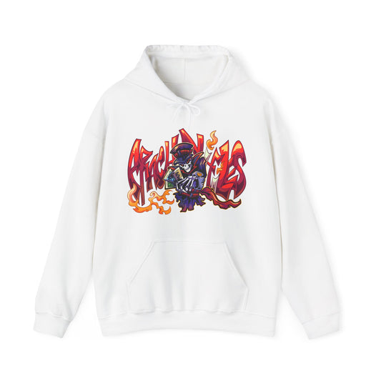 Graffiti Skeleton Hooded Sweatshirt