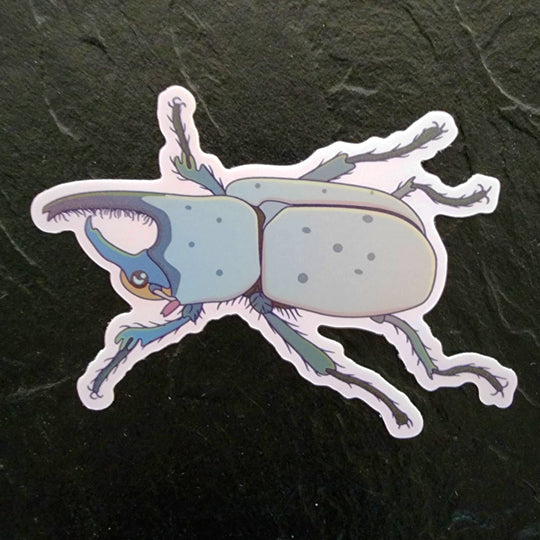 Beetle Die Cut Sticker (4"x3") image 0