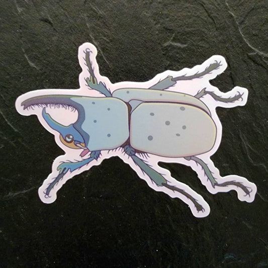 Beetle Die Cut Sticker (4"x3") image 0