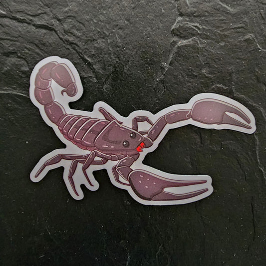 Scorpion Die Cut Sticker (4"x3") image 0