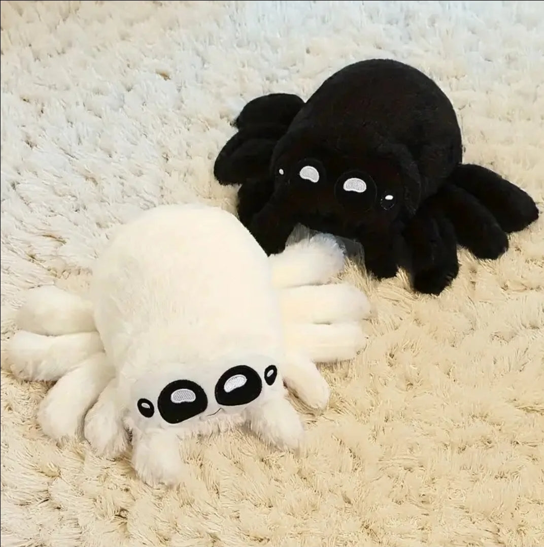 Jumping Spider Plush – Adorable Black & White Spider Friend