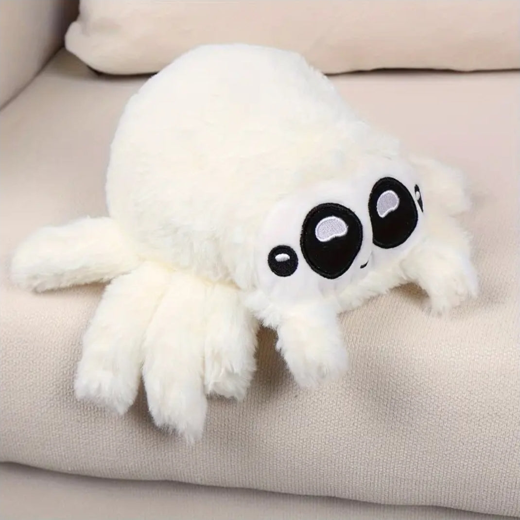Jumping Spider Plush – Adorable Black & White Spider Friend