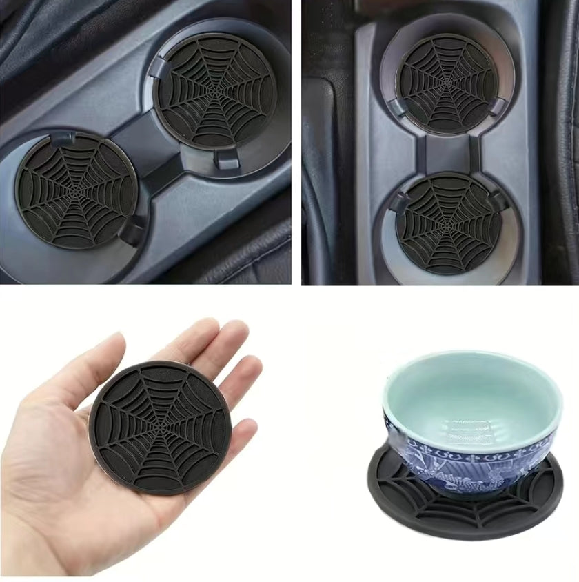 Spider Web Coasters (4pc) image 1
